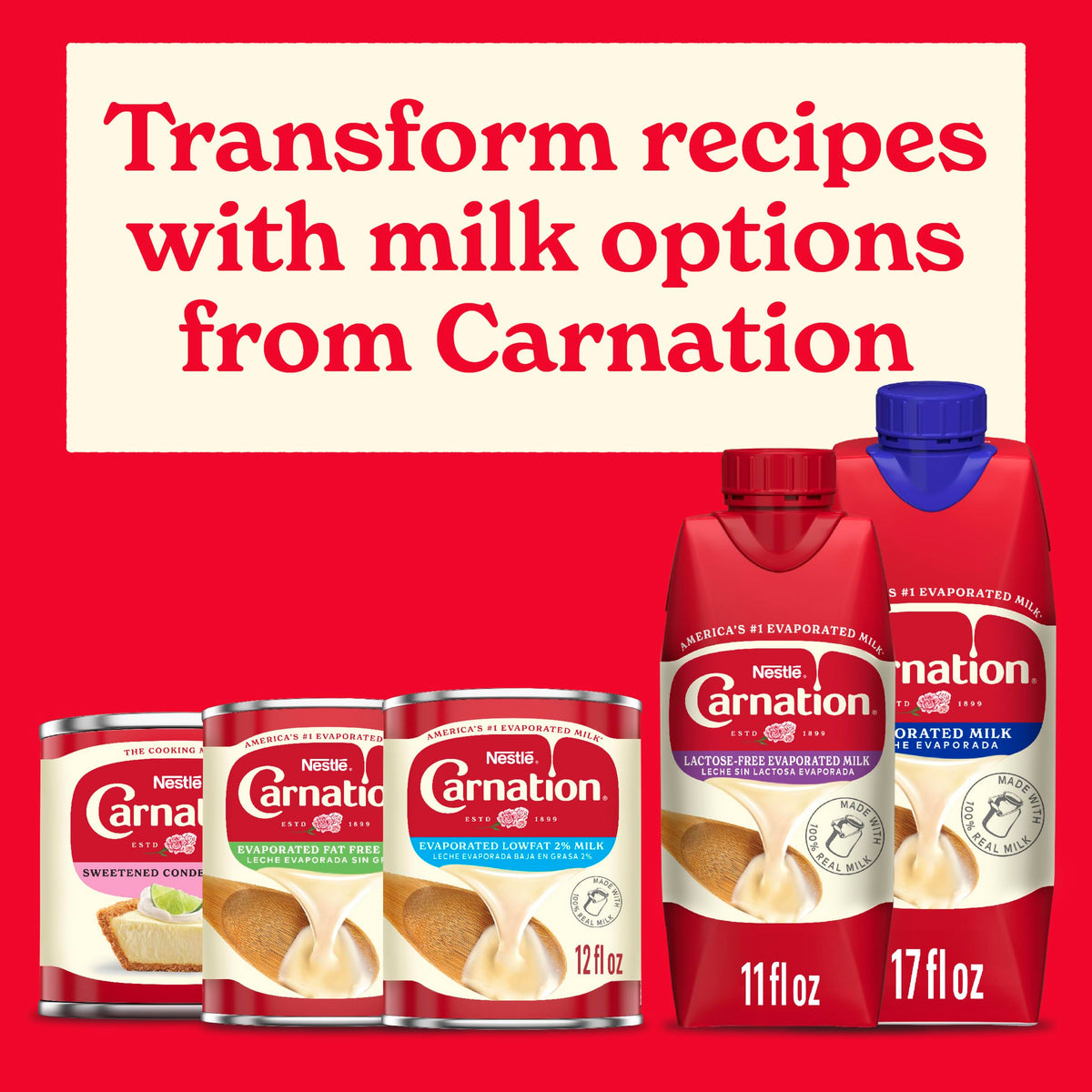 Nestlé Evaporated Milk by Carnation – 12 Fl Oz (Pack of 1), Model 50000010110