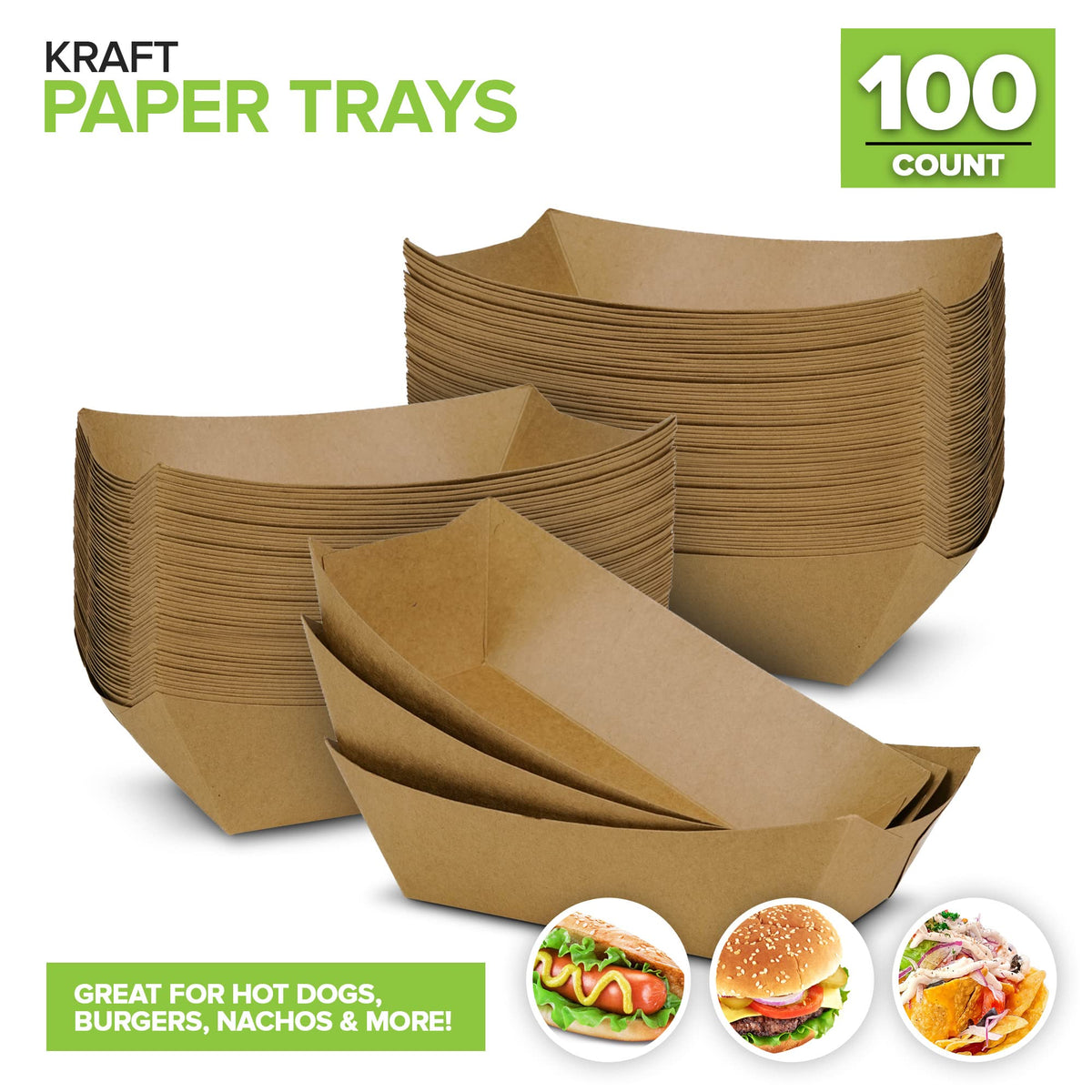 Stock Your Home 3 lb / 100 / 100.0 Serving Trays