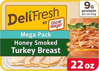 Oscar Mayer Deli Fresh, Honey Smoked Turkey Breast, 22 oz Mega Pack