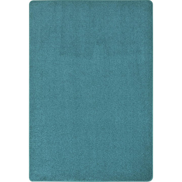Endurance Solid Colored Area Rug in Color Mint by Joy Carpets – 4' x 6' (Rectangular), Polyester, Mint, Model 80N-05