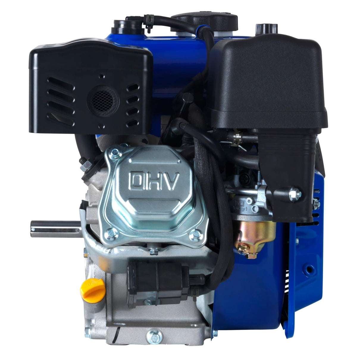208cc Electric Start Gas Powered by DuroMax – XP7HPE, Cast Iron, Blue, Model XP7HPE