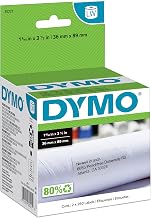 Authentic LW Large Mailing Address Labels, DYMO Labels for LabelWriter Label Printers, 1-4/10" x 3-1/2", 2 Rolls of 260 (520 Total)