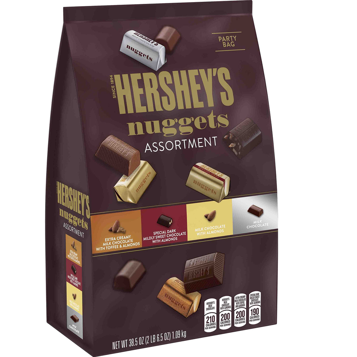 Nuggets Chocolates Assortment by HERSHEY'S – 38.5 Ounce (Pack of 1), Model HSY-081