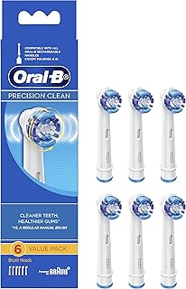 Braun Oral-B Precision Clean Replacement Toothbrush Heads Pack of 6