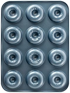 Nordic Ware Formed Mini Donut Pan, 12 Cavities, Twilight Blue