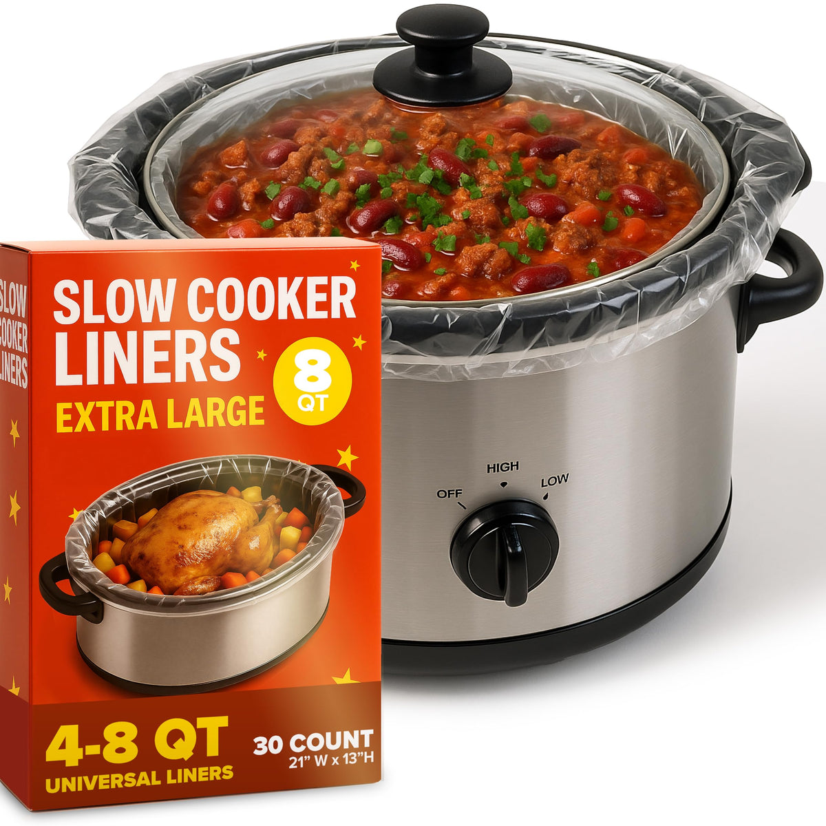 Stock Your Home 30 / 30 Count / Clear Commercial Cooking Equipment