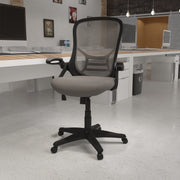 Flash Furniture Light Gray / Set of 1 / Contemporary Home Office Desk Chairs