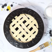 R&M Pie Crust Shield, Stainless Steel, Silver, Fits 9-10 Inch Pans