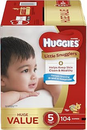 HUGGIES Little Snugglers Baby Diapers Size 5