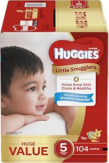 HUGGIES Little Snugglers Baby Diapers Size 5