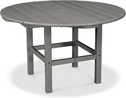 Polywood RKT38GY 38-Inch Kid Dining Table, Slate Grey