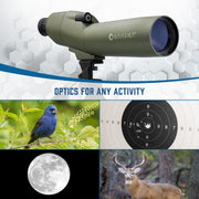 Colorado Waterproof Spotting Scope Black by Barska – One Size, Aluminum, Black, Model CO11216