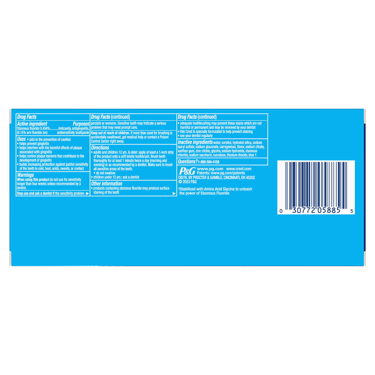 Crest 4.3 Ounce (Pack of 4) / 1 / 4 Toothpaste