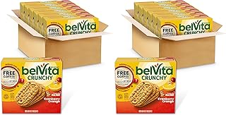 Belvita Breakfast Bars Biscuits, Cranberry Orange, 30 Total Packs, 6 Boxes (4 Biscuits Per Pack) (Pack of 2)