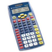 ® TI-15 Explorer Elementary Calculator by Texas Instruments – Small, Plastic, Blue, Model TI15