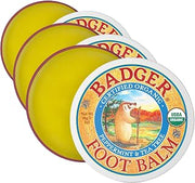 Foot Balm by Badger – 2 Ounce (Pack of 3), Beige, Pack of 3, Model 566794