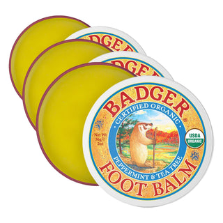 Foot Balm by Badger – 2 Ounce (Pack of 3), Beige, Pack of 3, Model 566794