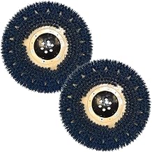 Clean-Grit™ Brushes for Tennant T600 Auto Scrubber (2-Pack) - Replacement Grit Scrub Brushes (28" Deck)