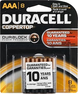 DURACELL Alkaline Battery Size Aaa 1.5 V Card 8