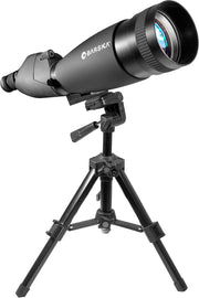 3-90 x 100mm Spotting Scope Monocular Porro Prisms Waterproof Fog-Proof with Tripod and Case by Barska – 3-90 x 100mm, Model 4352083317
