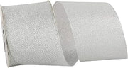 Reliant Ribbon Woven Shimmer Ribbon, 2-1/2 Inch X 10 Yards, Silver