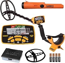 Garrett Metal Detectors Garrett ACE 400 Metal Detector Bundle, Orange/Black