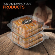 Stock Your Home 8" x 8" - 25 Count / Clear / 1 Clamshell Take Out Containers