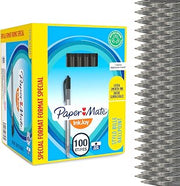 Paper Mate InkJoy 100RT Retractable Ballpoint Pens | Medium Point (1.0mm) | Black | 100 Count