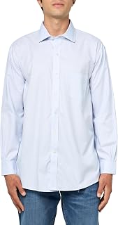 Brooks Brothers Men's Stretch Supima Cotton Non-Iron Twill English Collar Long Sleeve Dress Shirt