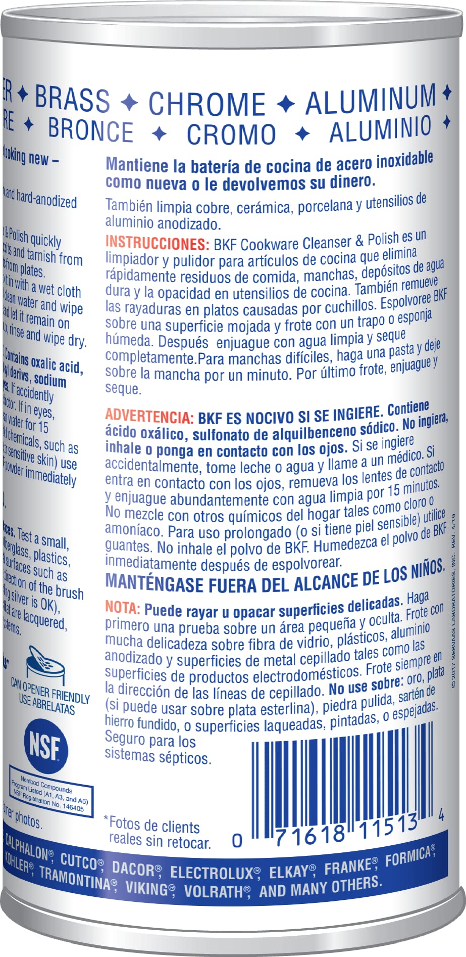 Bar Keepers Friend 1 / 12 Ounce (Pack of 2) / 2 All-Purpose Cleaners