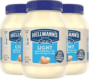 HELLMANN'S Light Mayonnaise 30 oz, Lite Mayo Jar, Sandwich Spread, 3PK
