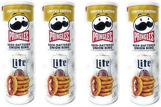 Pringles Potato Chips - 4 cans (Beer-Battered Onion Ring 5.5oz)