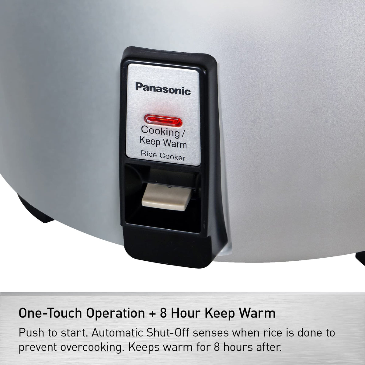 Commercial Rice Cooker by Panasonic – 23 Cup, 23.0 cups, Stainless Steel, Silver, Model SR-42HZP