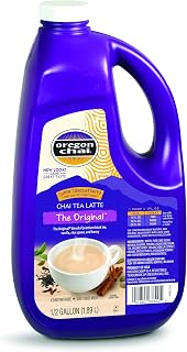 Oregon Chai Original Chai Tea Latte Concentrate, 64-Ounce Jugs (Pack of 4)