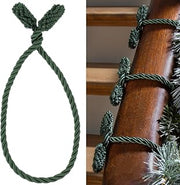 Haute Decor Decorative Twist Ties, 6 Pack, 20 inches (Green) - Hang Garland, Lights, Decorations