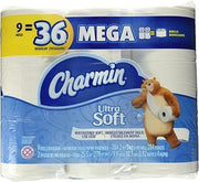 Charmin Mega Rolls, 9 Count of 284 Sheets Per Roll