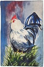 Blue & White Rooster Kitchen Towel - 16x25