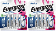 Energizer 4 Count (Pack of 2) / AAA / Multicolor AAA