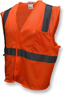 Radians SV2OMXL Class 2 Mesh Safety Vest, Orange, Extra Large