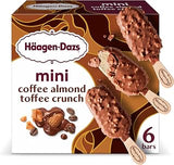 Häagen-Dazs Haagen-Dazs Coffee Almond Crunch Snack Size Ice Cream Bars, 6Count (Frozen)