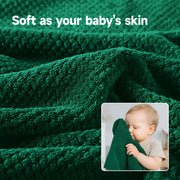 Redkiss Microfiber Towel Set, 6 Piece with Bath Hand and Washcloth, Dark Green