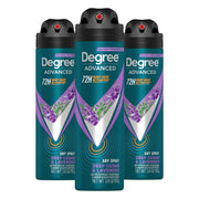 Men Antiperspirant Deodorant Dry Spray Cedar & Lavender 3 ct 3.8 oz by Degree – 3.8 Ounce (Pack of 3), Pack of 3