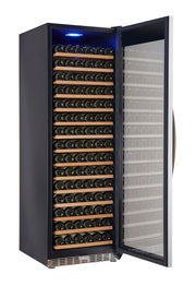 Commercial Wine Cooler by Eurodib – 24" W, 165.0 load, Arborite, Black, Model USF168S