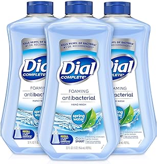 Dial Complete Antibacterial Foaming Hand Soap Refill, 32 Fl Oz (Pack of 3)