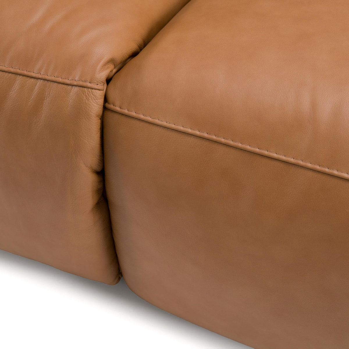 Hagerty - Modern Brown Leather Sofa with 2 Power Recliners by Limari Home – Foam, Brown, Model LIM-83136