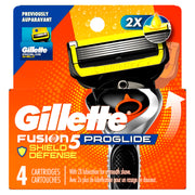 ProGlide Shield Razor Refills for Men by Gillette – 4 Count (Pack of 1), Yellow, Model 47400656147