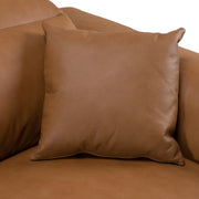 Hagerty - Modern Brown Leather Sofa with 2 Power Recliners by Limari Home – Foam, Brown, Model LIM-83136
