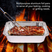 Stock Your Home 10 Pack W/Dome Lids / Clear / 8.0 inches Disposable Cookware