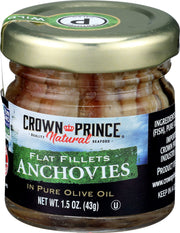 Crown Prince Olive Oil / 1.5 Ounce (Pack of 1) / 18 Anchovies