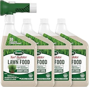 Scotts Turf Builder Liquid Lawn Food, 32 fl. oz. (4-Pack) | Lawn Fertilizer for Any Grass Type, 29-0-3